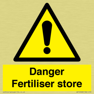 Danger Fertiliser store